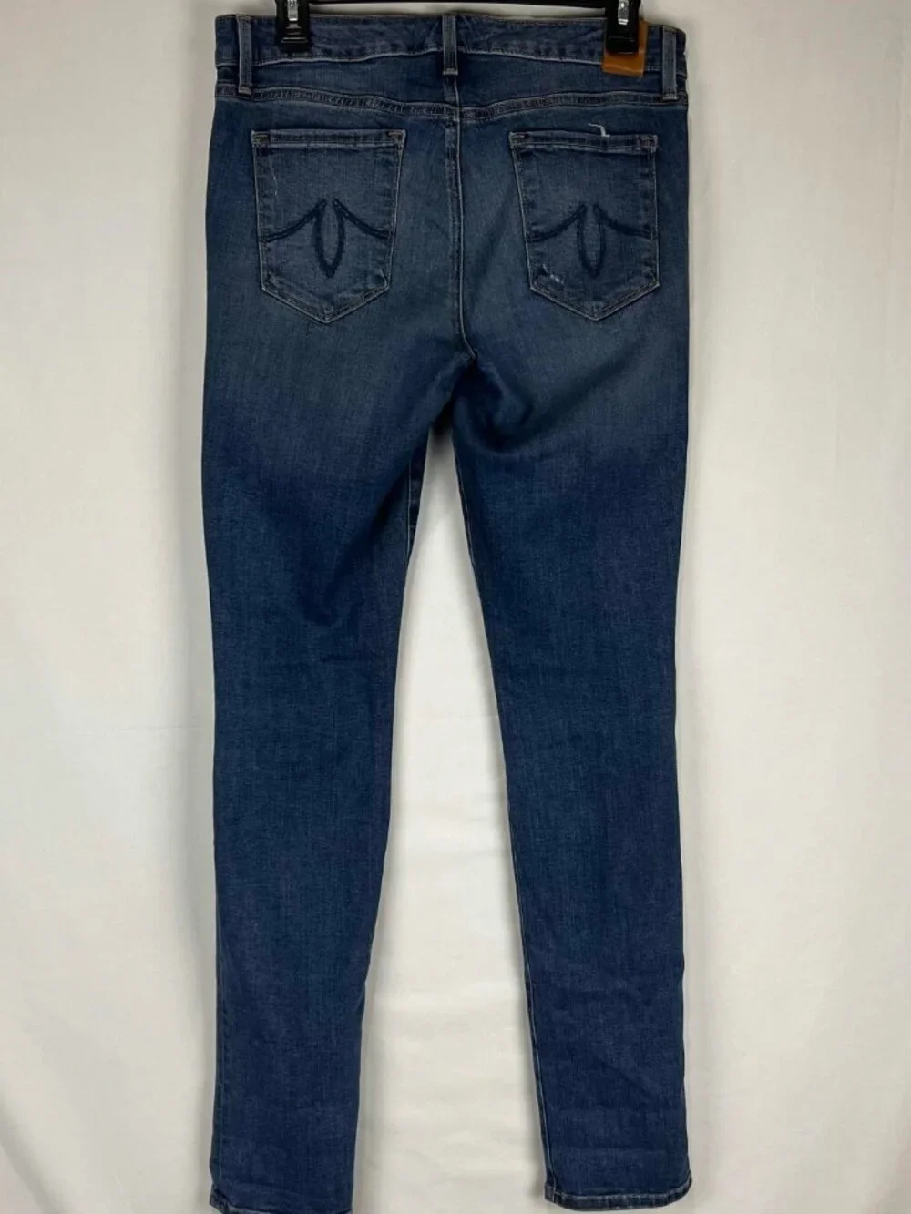 GUC Level 99 Womens Blue Mid Rise Premium Stretch Skinny Jeans Size 29 USA Made